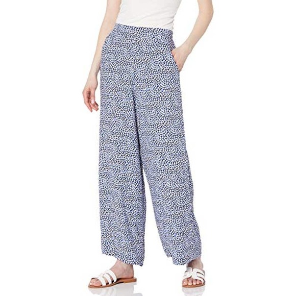 Jessica Simpson Pants - Jessica Simpson Julie Pants Size XL Blue Wide Leg Pull On Elastic Waist Women's